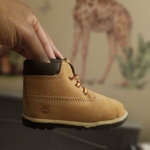 Timberland Toddler Crib Boot | Wheat Tan Baby Booties | Size 4C